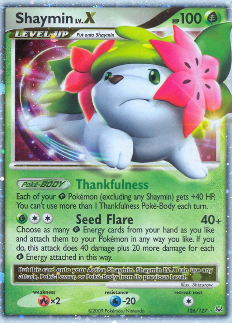Shaymin Lv.X (Land Forme) 126/127 Price 2026 | Platinum
