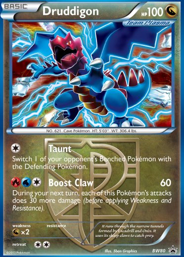 Druddigon (Team Plasma) - BW80