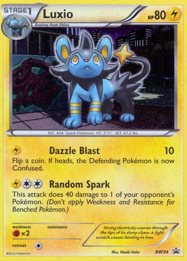 Luxio - BW34 (Cosmos Holo)