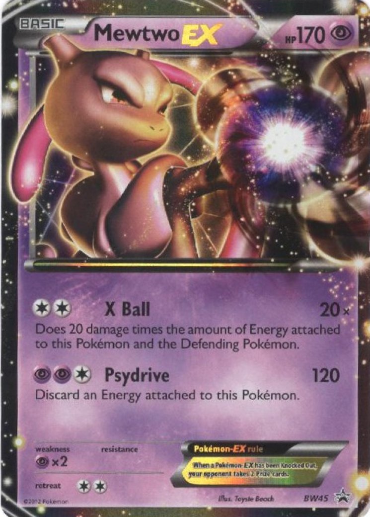 Mewtwo EX - BW45 - Black and White Promos - Pokemon Card Prices & Trends
