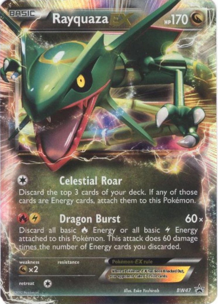 Rayquaza EX -BW47 - Black and White Promos - Pokemon Card Prices & Trends