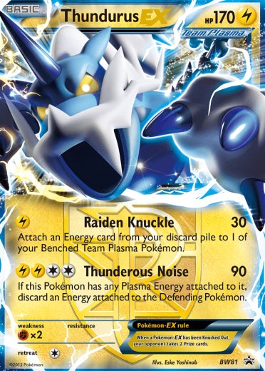 Thundurus EX (Team Plasma) - BW81