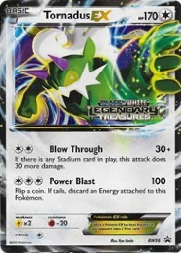 Tornadus EX - BW96 (Prerelease)