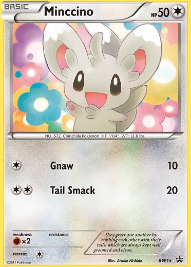 Minccino - BW13 (Cracked Ice Holo)
