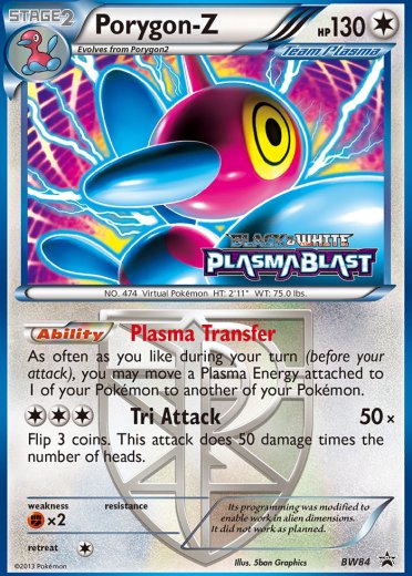 Porygon-Z (Team Plasma) - BW84 (Prerelease) [Staff]