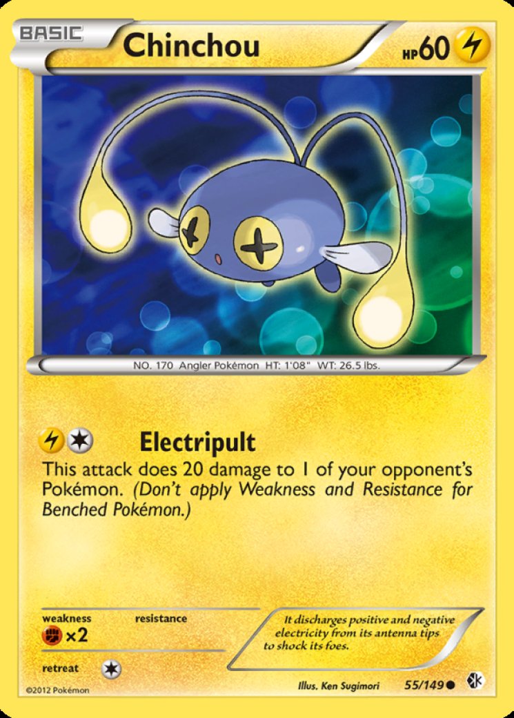 chinchou pokemon card value Pokemon TCG - Paldean Fates - #20 - Chinchou - common