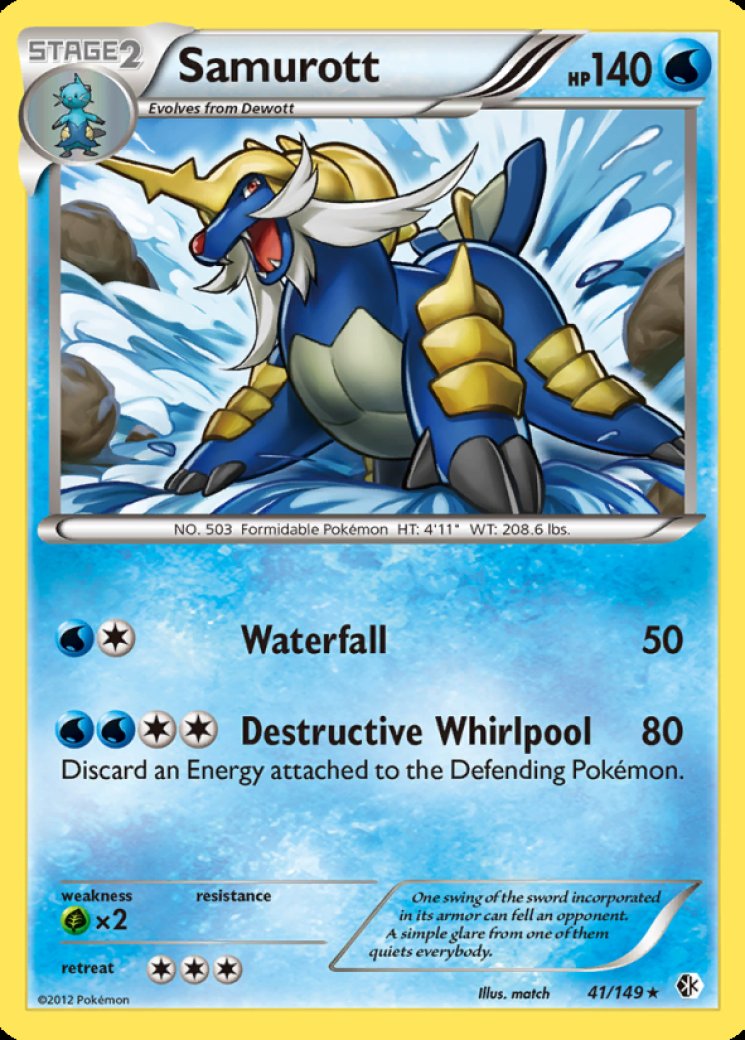 Samurott - Pokemon Card Prices & Trends