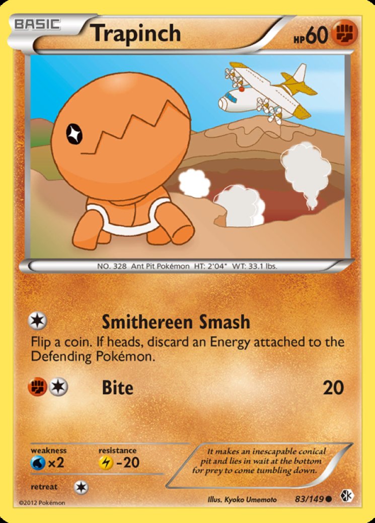 Trapinch 83/149 Price 2026 | Boundaries Crossed