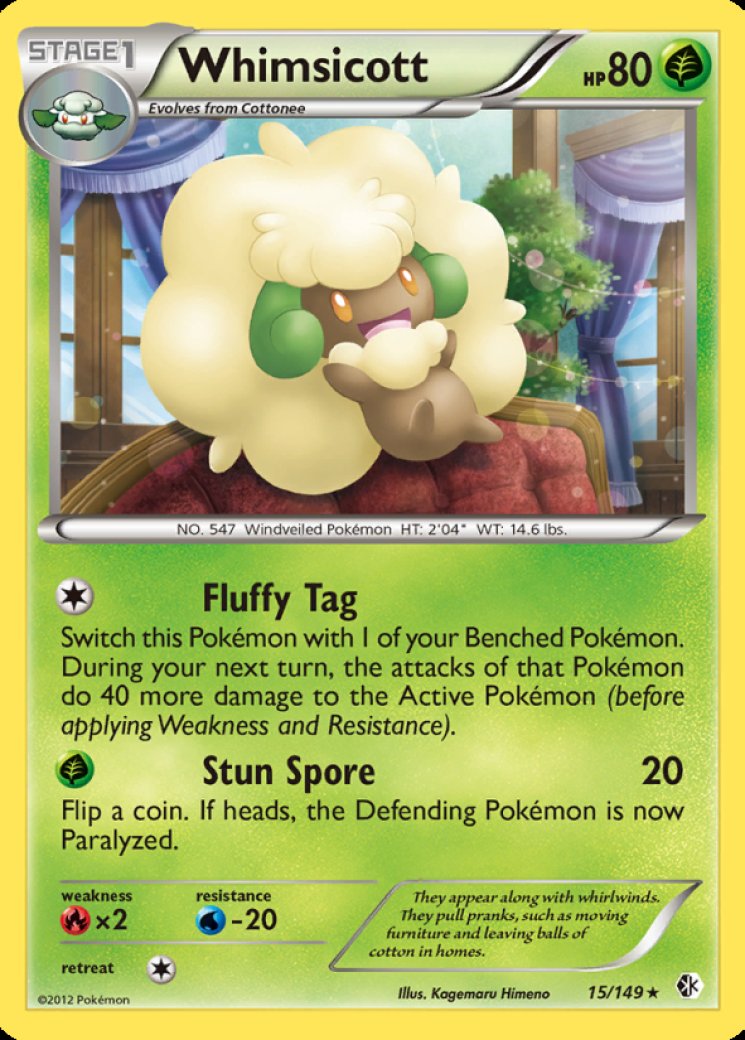 whimsicott vstar pokemon card value Rainbow [P] Fluffball Star This attack does 60 damage to 1 of your opponents Pokemon for each Energy attached to this Pokemon Vstar Whimsicott | eBay