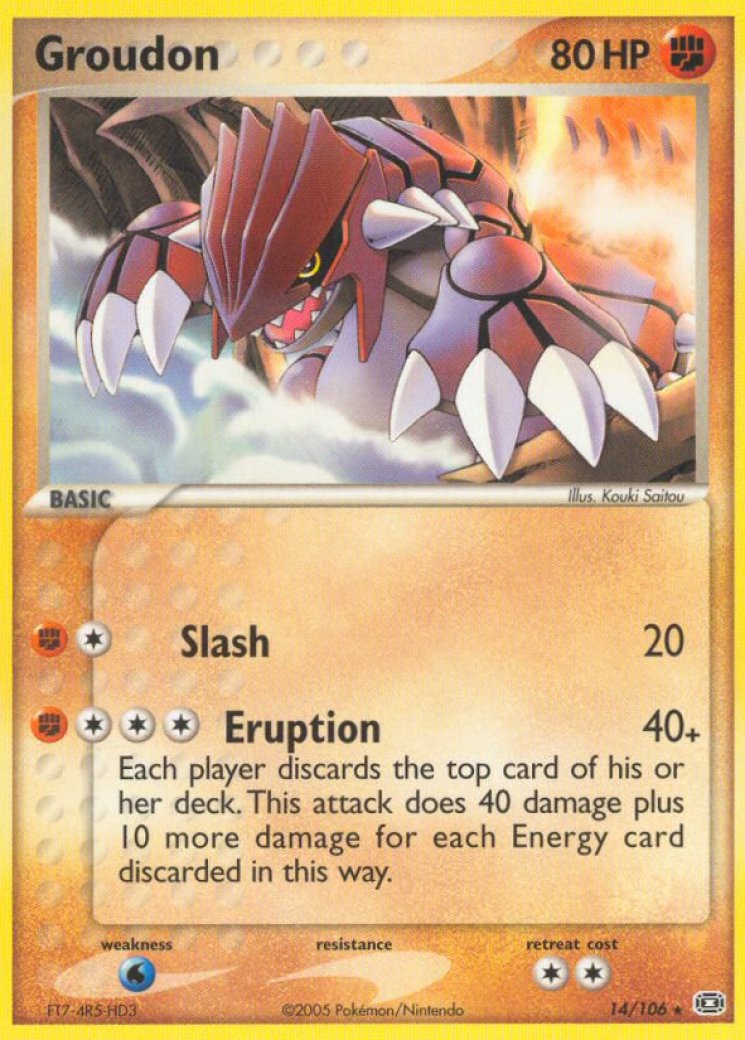 Groudon - 014/106 Price 2026 | Emerald