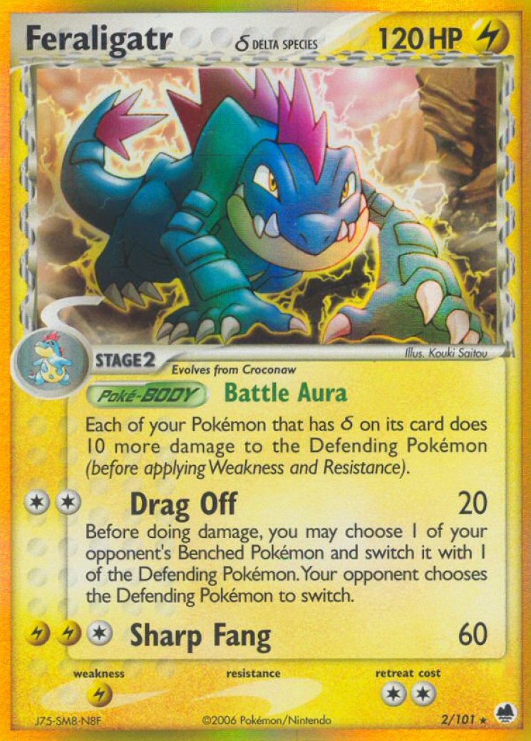 Feraligatr (Delta Species) 2/101 Price 2026 | Dragon Frontiers