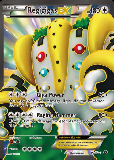 Regigigas EX (99 Full Art)