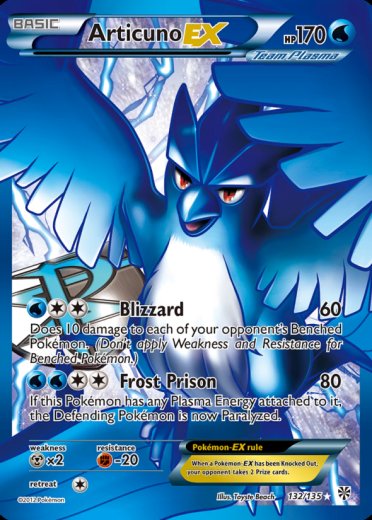 Articuno EX (Team Plasma) (132 Full Art)