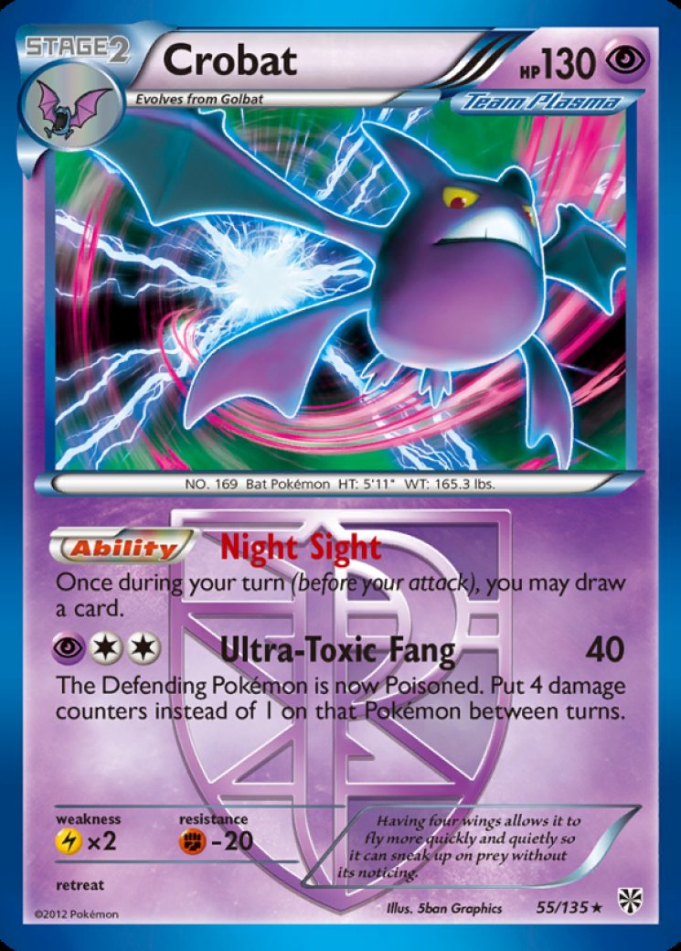 Crobat (Team Plasma) - Plasma Storm - Pokemon Card Prices & Trends Crobat (Team Plasma) - Plasma Storm - Pokemon Card Prices & Trends