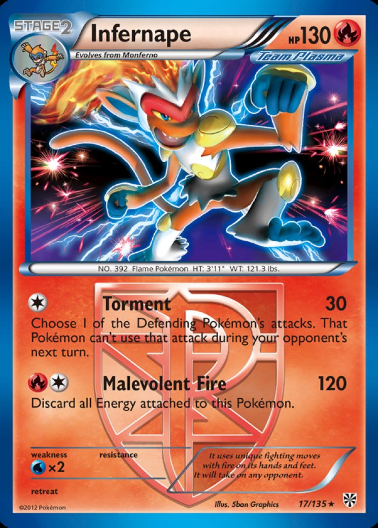 shiny infernape pokemon card Trading Cards: V Box : Toys & Games Colorless Burst Punch (50) Your opponents Active Pokmon is now Burned Pokemon - Infernape 20114 -