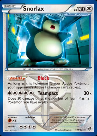 Snorlax (Team Plasma)
