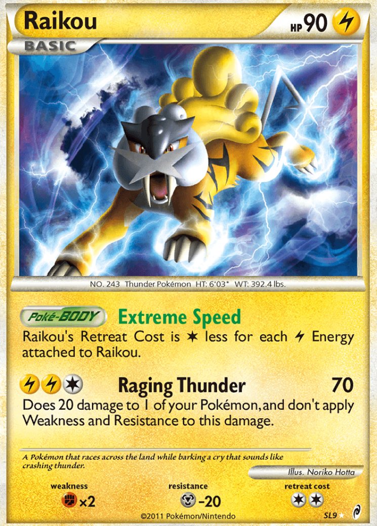 raikou pokemon card Raikou | XYBREAKthrough