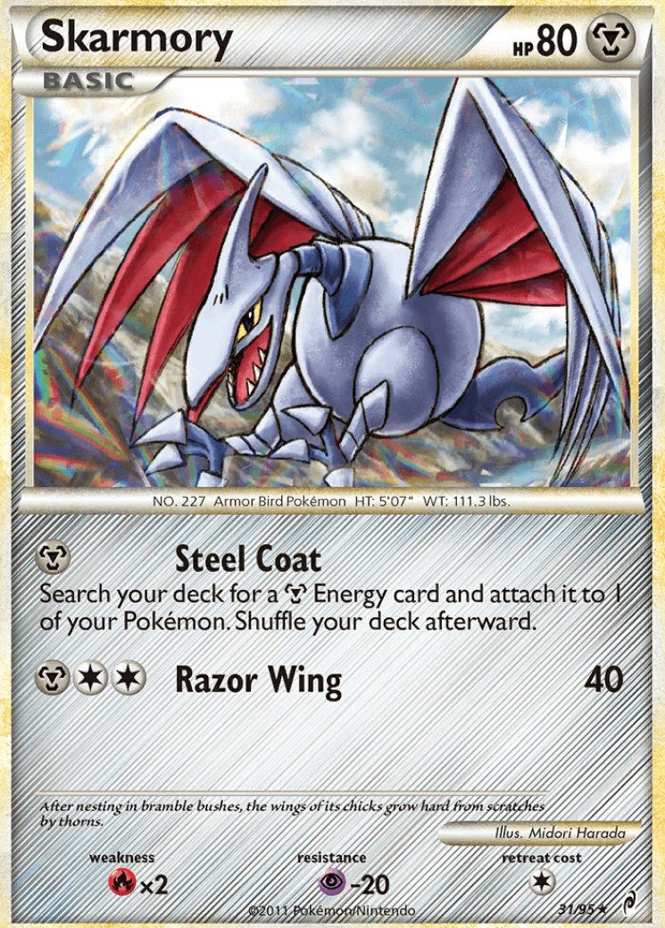skarmory pokemon card price Skarmory 21/97 - ex Dragon main image 1