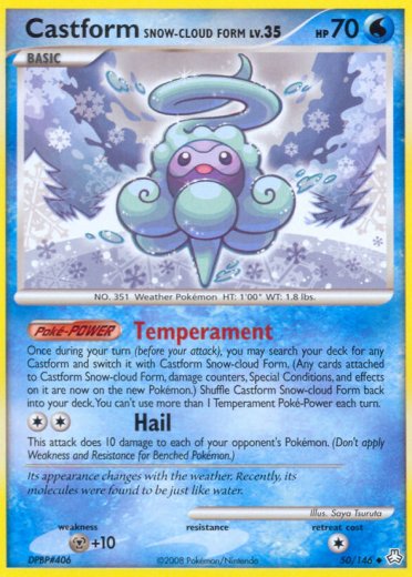 Castform Snow-Cloud Form