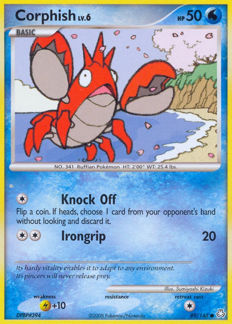 corphish pokemon card value Corphish 53/97 - ex Dragon