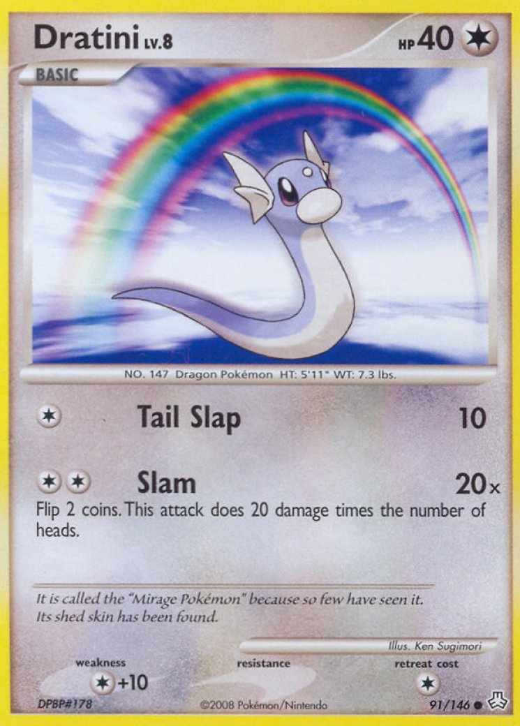 dratini pokemon card price - Dragon Vault #1 & Value ($4.28) [W] Dragon Dew Dratini 129/195 - SWSH12 Silver
