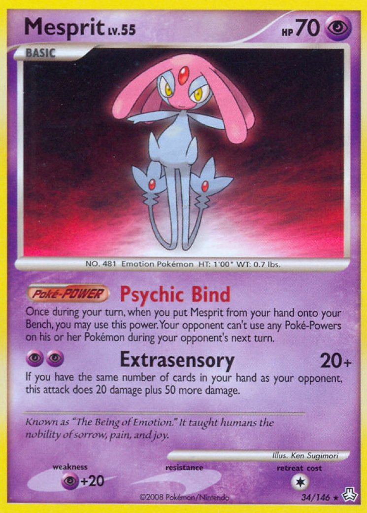 mesprit pokemon card price Amazon.com: Pokemon - Mesprit 204/191 - Surging Sparks main image 0
