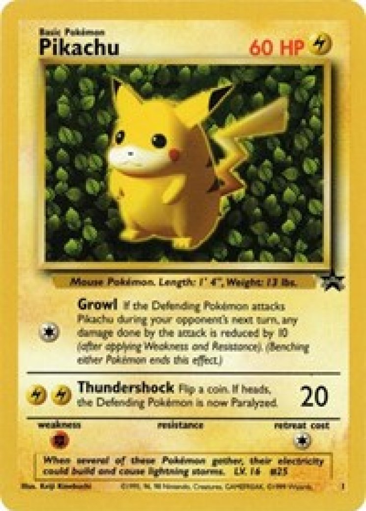 Pikachu (1) 1/53 Price 2026 | Wizards Black Star Promos