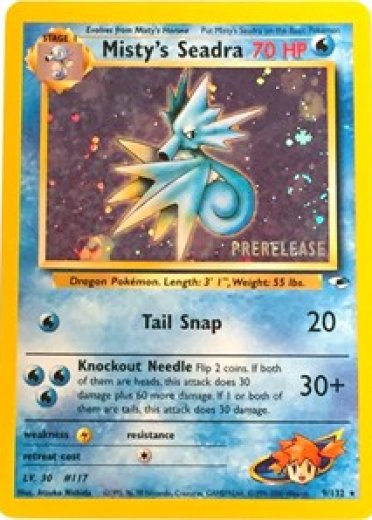 Misty's Seadra (Prerelease)