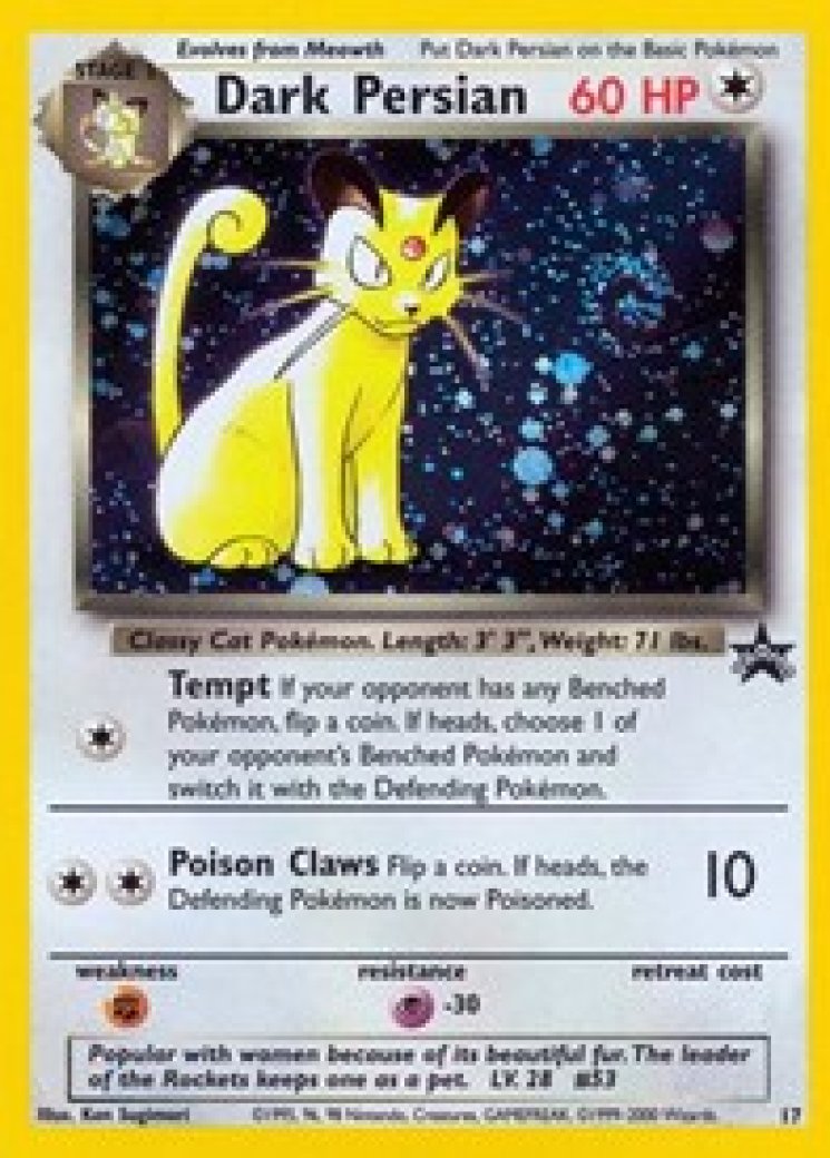Dark Persian - Wizards Black Star Promos - Pokemon Card Prices