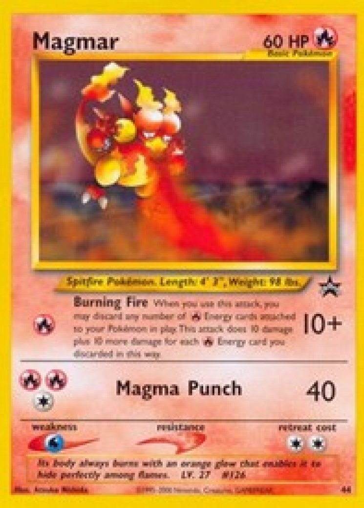 magmar pokemon card value 2016 - (20/108) Weakness / Resistance / Retreat Cost Reverse Holo Magmar from the