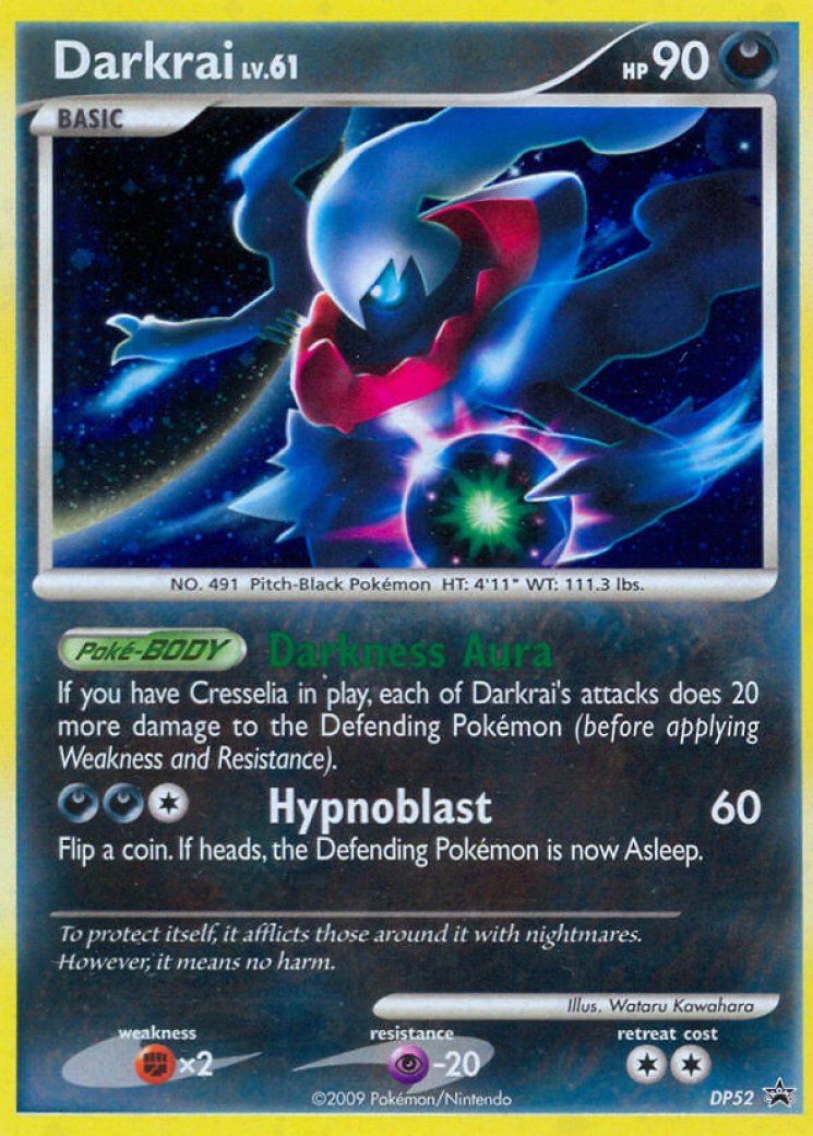 darkrai holographic pokemon card Holo 2023 Scarlet & Violet Series [1DD] Pitch Darkrai Obsidian Flames Holo Pokemon