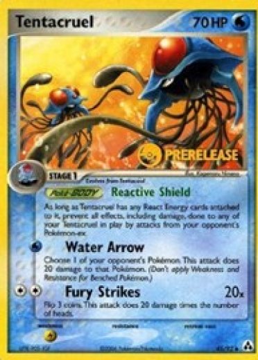 Tentacruel - 45/92 (Prerelease)