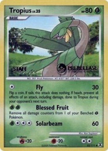 Tropius - 52/111 (Prerelease) [Staff]