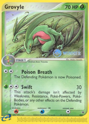 Grovyle - 004 (e-League) [Winner]