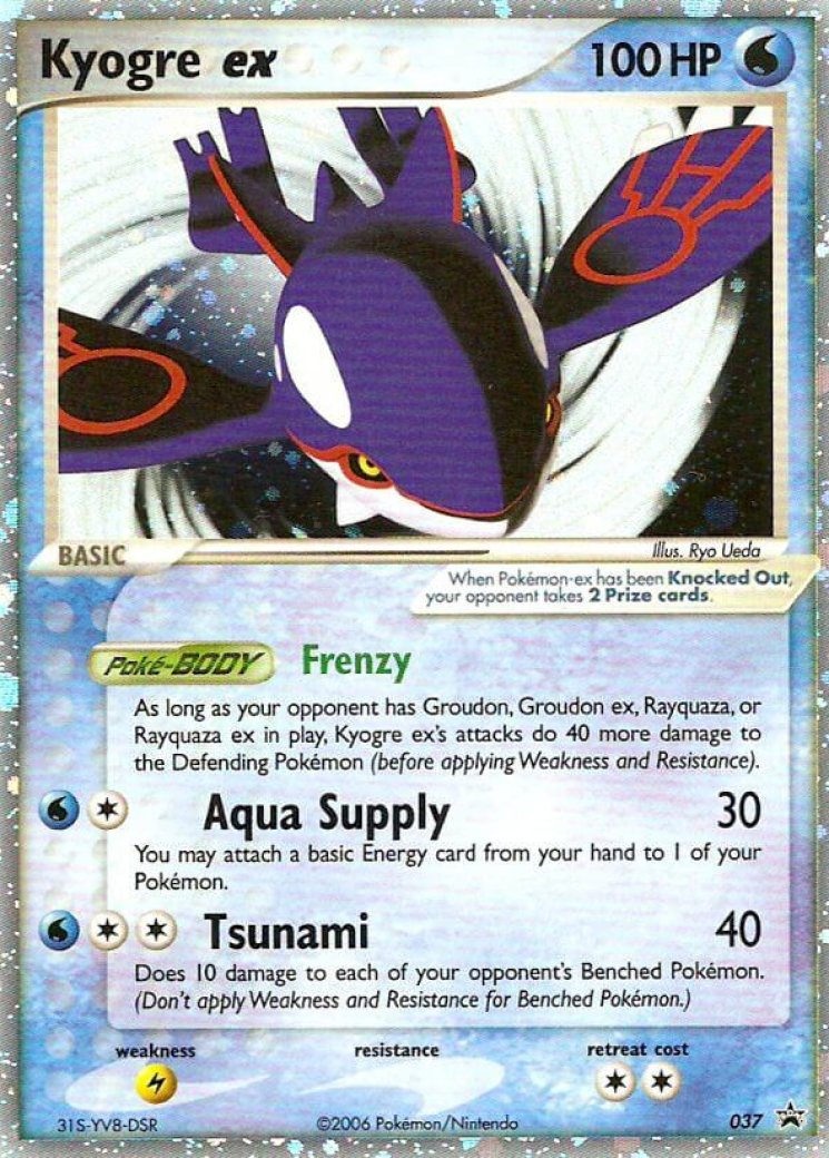 Kyogre ex - 037 (EX Collector's Tins) - Nintendo Promos - Pokemon Card  Prices & Trends