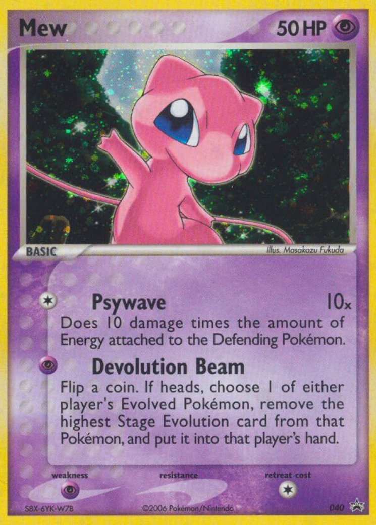 Mew - 040 (Trainer's Challenge Set) - Nintendo Promos - Pokemon Card Prices  & Trends