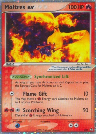 Moltres ex - 031 (EX Collector's Window Tins)