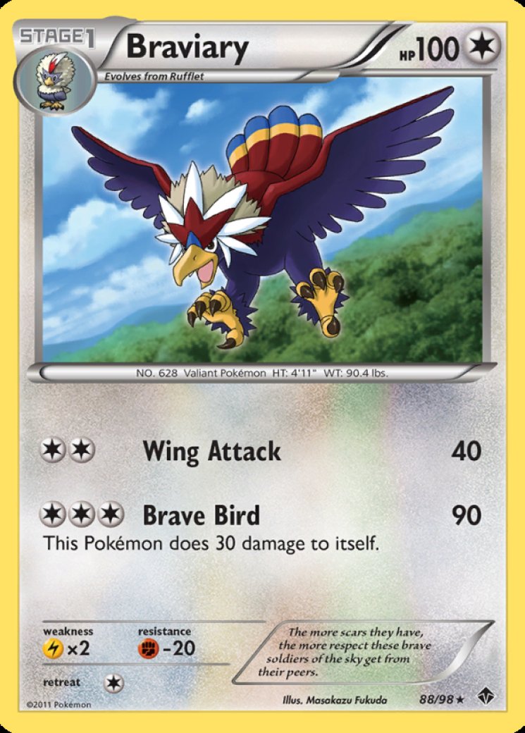 braviary pokemon card price Braviary - Emerging Powers