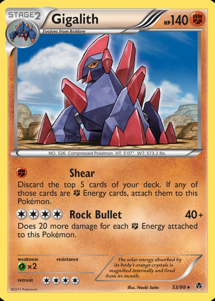 gigalith pokemon card value Japanese 045/086 sv11W U TCG Rare Card Type Gigalith Holo Cracked Ice -