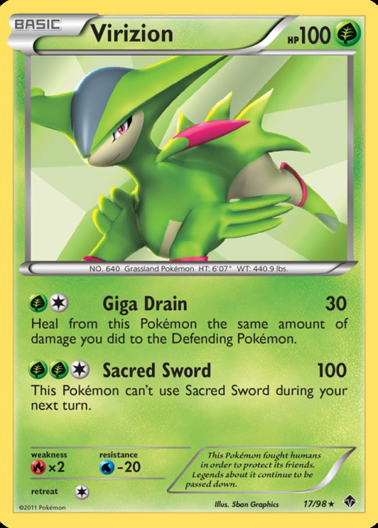 virizion ex pokemon card value Amazon.com: Pokemon - Virizion-EX (9) - Plasma Blast
