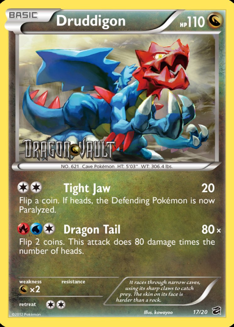 pokemon druddigon card Druddigon | BWPromo