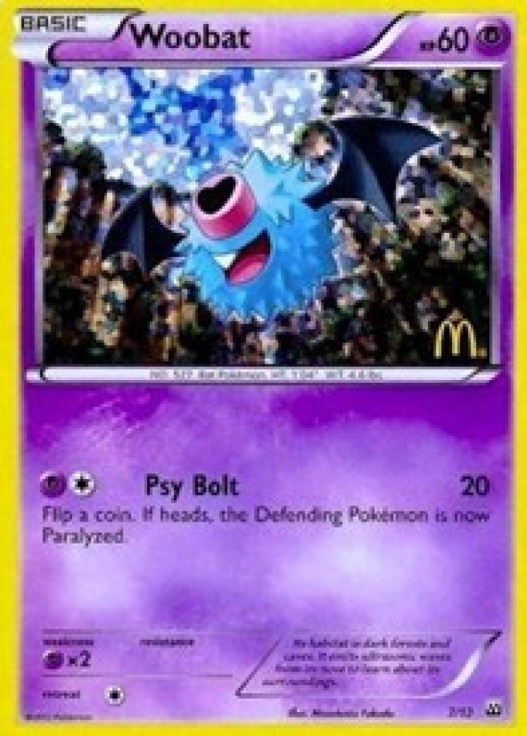 woobat pokemon card 2025 POKEMON WHT EN #119 WOOBAT ILLUSTRATION RARE PSA 10 main image 1