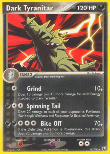 Dark Tyranitar - 019/109