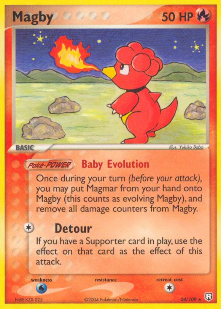 magby pokemon card value Magby