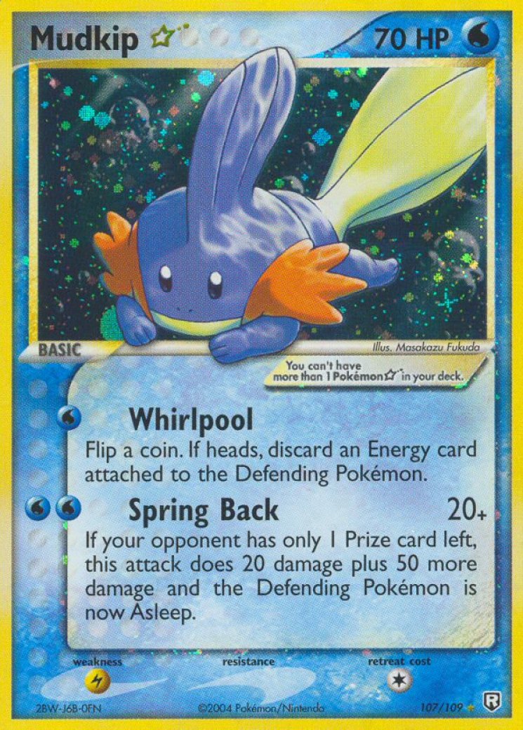 Mudkip Star 107/109 Price 2026 | Team Rocket Returns