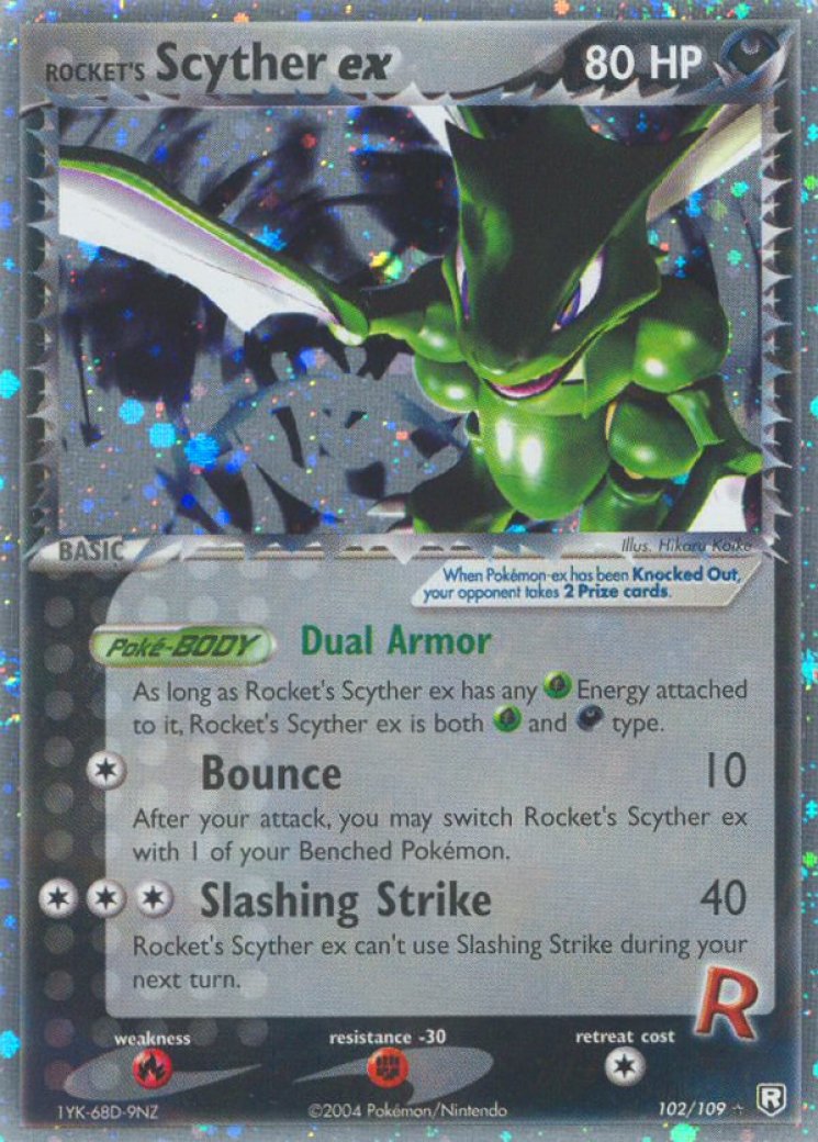 Rocket's Scyther ex 102/109 Price 2026 | Team Rocket Returns