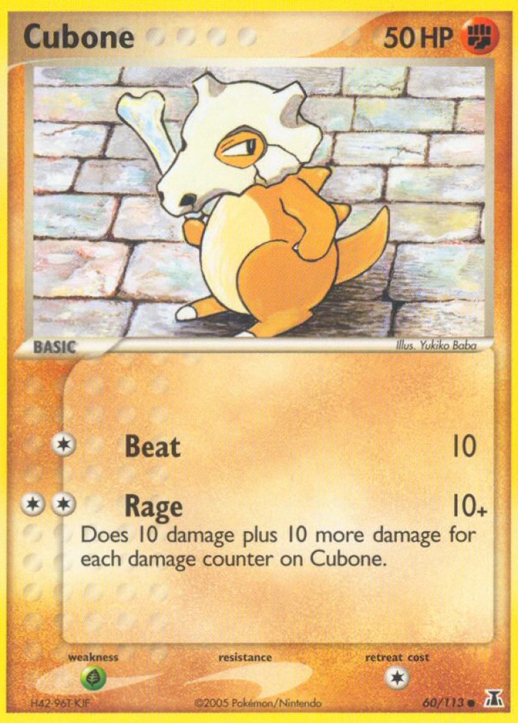rare cubone pokemon card Amazon.com: Pokemon - Cubone (77/162) main image 1
