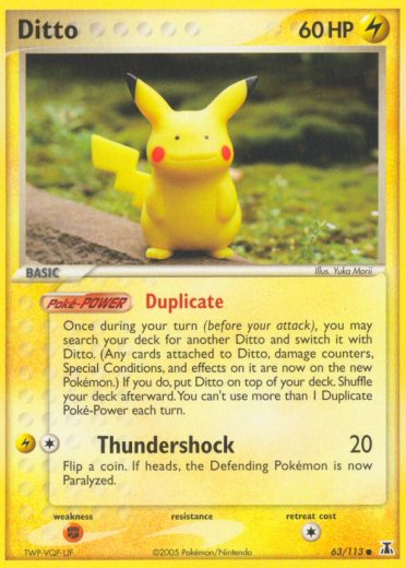 Ditto - 63/113 (Pikachu)