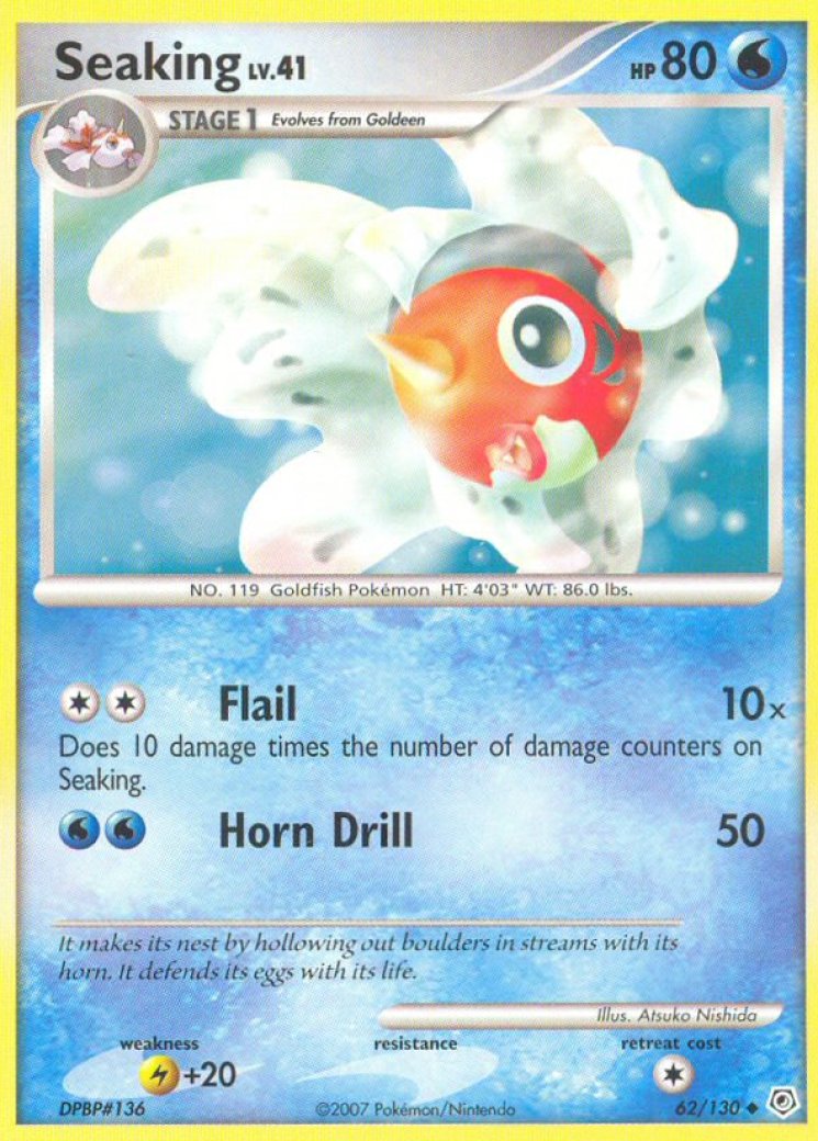 seaking pokemon card price 151 PokeArtica AI Artwork Custom Card main image 0
