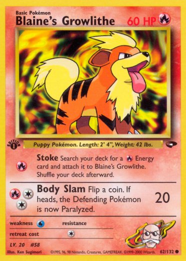 Blaine's Growlithe